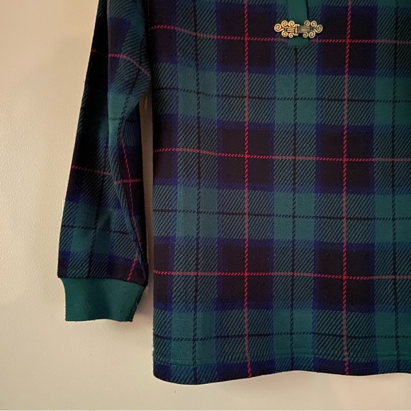 Eccobay• vintage classic flannel checkered shirt sweater size medium - Picture 3 of 6